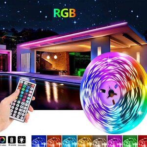 32.8FT LED Strip Lights - Transform Your Space with 20 Vibrant Colors!